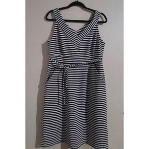 💕 (M) Maternity Striped Dress